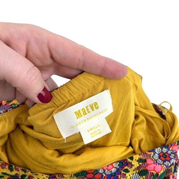 Maeve by Anthro Halter Luella Maxi Dress in Yellow - Picture 4 of 6